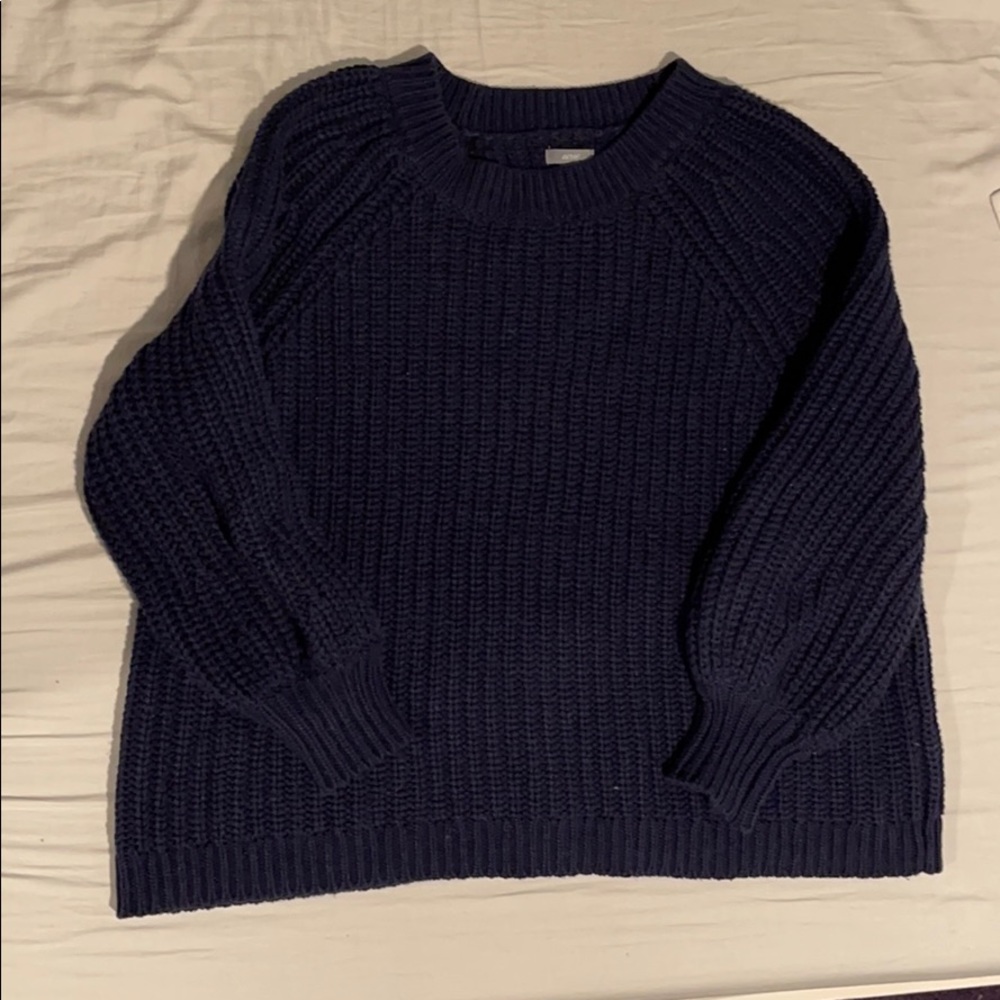 Aerie Navy Blue Sweater